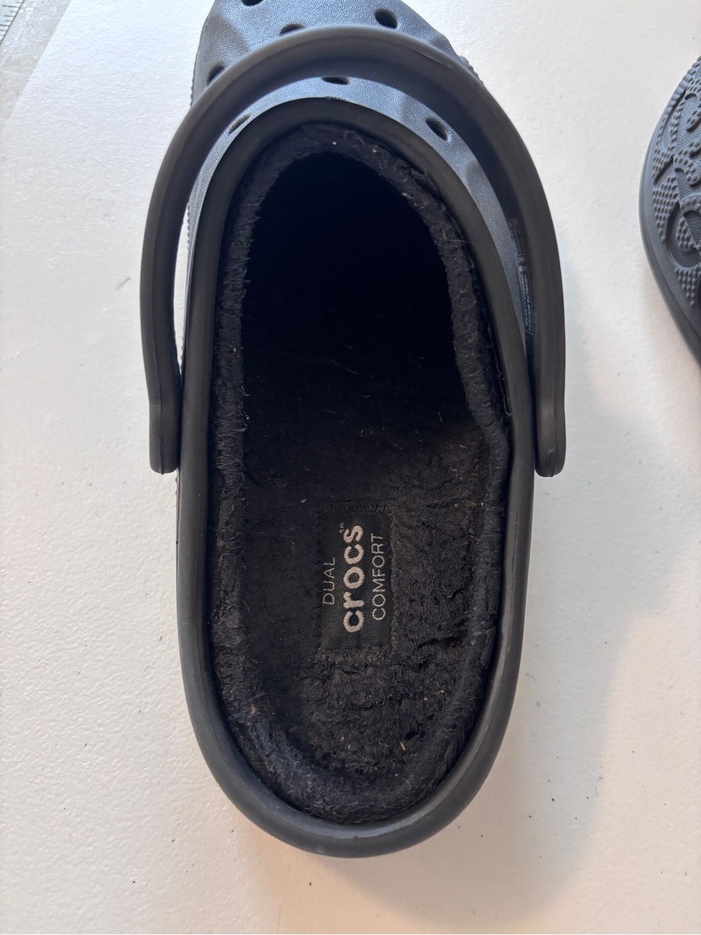 CROCS Black Classic Dasher Mens Size 9 Womens Size 11 Casual Camping Warm - Picture 4 of 7
